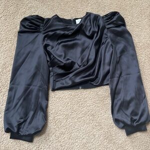 NWT Anthropologie Puff Sleeve Blouse - Size Small